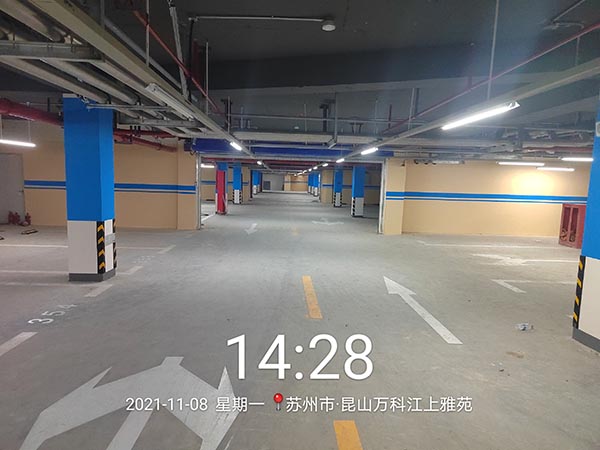 蘇州昆山飛揚(yáng)車(chē)位劃線(xiàn)項(xiàng)目順利交付